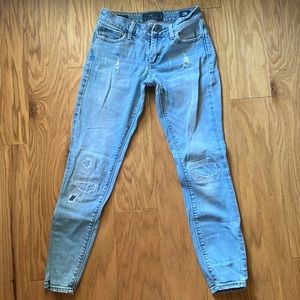 Lucky Brand Low Rise Ripped Jeans